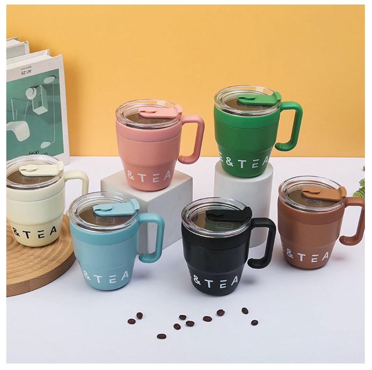 Vaso Taza MUGS Pajilla Metalica 480ml GENERO